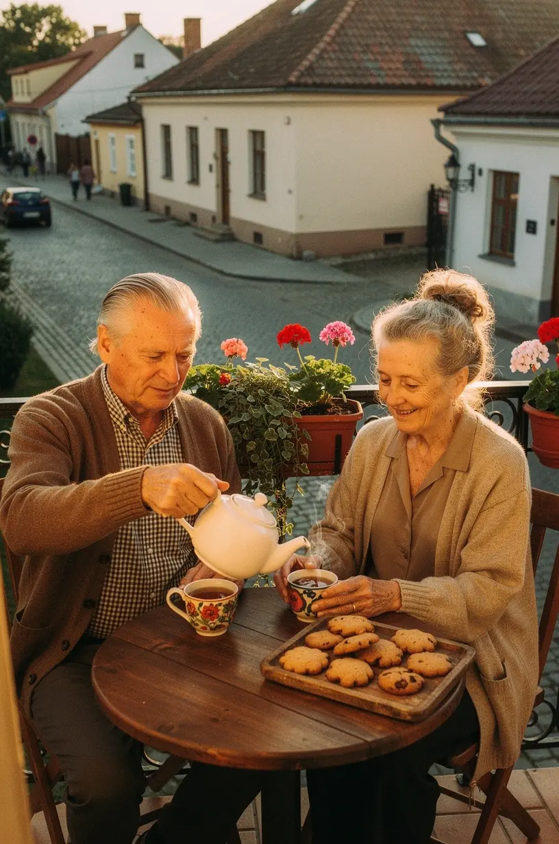 Žmogus meditacijos pozicijoje šalia arbatos, siekiantis stabilizuoti kasdienį ritmą ir komfortą.