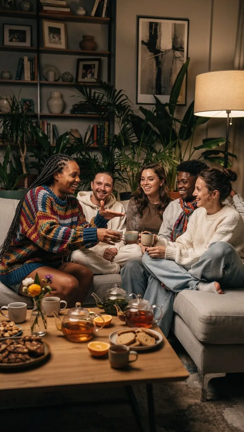 Arbatos lapų ir žolelių rinkinys ant stalo, skirtas kasdieniam raminančiam gėrimui.